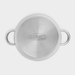 Кастрюля Катунь «Гретта», 3.4 л, d=20 см, капсульное дно, индукция, нержавеющая сталь, AISI - 201