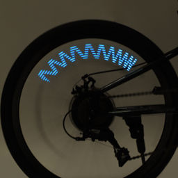 Фонарь подсветка для колес COMIRON A02 корпус: пластик; свет 14 RGB LED; ААА батарея; влагозащита IPX5; 30 рисунков. /уп 100/ - Галеонтрейд фото 5