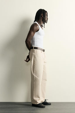 PANTAL?N LOOSE FIT / Crudo