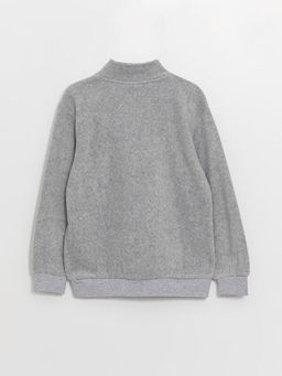 Dik Yaka Nak??l? Uzun Kollu Polar Erkek ?ocuk Sweatshirt - Waikiki фото 3