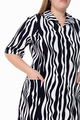 Халат М324282сб синий/белый - Елена фото 7