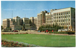Открытка Минск. Дом правительства на площади имени В.И.Ленина
