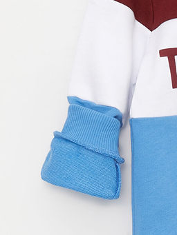 Bisiklet Yaka Uzun Kollu Trabzonspor Bask?l? Erkek Bebek Sweatshirt - Waikiki фото 3