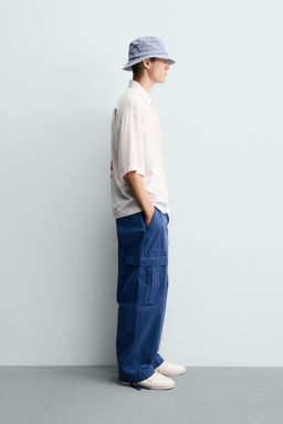 CAMISA RELAXED FIT ESTAMPADO FRUTAS / Blanco - Zara фото 4
