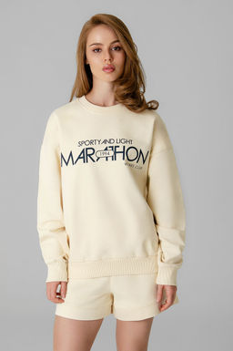 Арт. 2534 Костюм женский с шортами 42-48 (4 шт) Цвет:молочный - Калинка фото 19