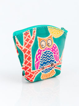 Кошелек под мелочь ручной принт Сова №0593/8 4шт/уп - Ганг фото 3