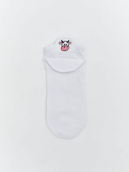 Desenli Kad?n Patik ?orap 5li