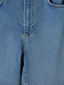 Y?ksek Bel Straight Fit Kad?n Jean Pantolon