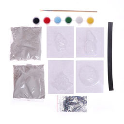 Магниты из гипса Новогоднее настроение (ёлка, варежка, ёлочная игрушка, снеговик) - Школа талантов фото 10