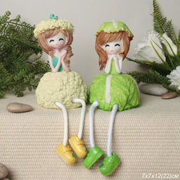 Фигурка Капуста висячие ножки 2 штуки набор 22 см / 9621 /уп 14/