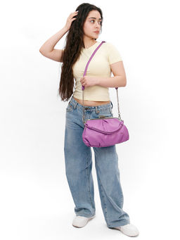 LACCOMA сумка Оливия-Л815-орхидея эко кожа хлопок  фото 2