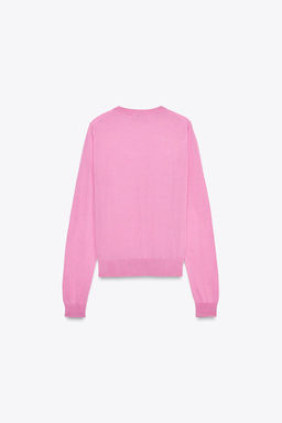 BASIC PLAIN KNIT SWEATER - Zara фото 5