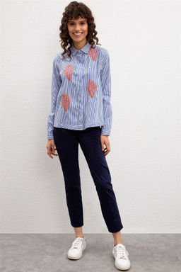 Женские темно-синие брюки Неожиданная скидка в корзине