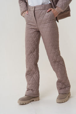 Брюки утепленные из стежки арт. 5039 черный - Azzarti фото 2