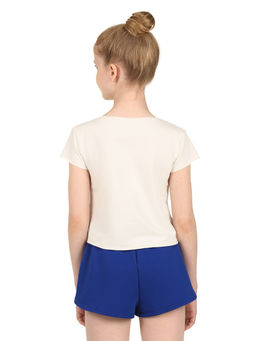 7367-1 Шорты спортивные женские из футера, с печатью * - Chersa фото 4