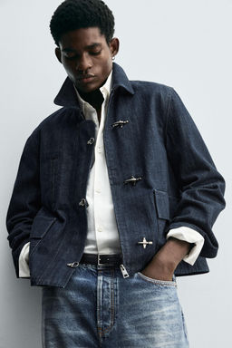 TOGGLE DENIM JACKET - Zara фото 5