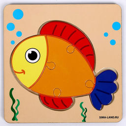 Пазл Рыбка - Лесная мастерская фото 6