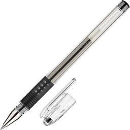 Ручка гелевая Pilot G-1 GRIP 0,5 мм черная, круглый корпус, грип