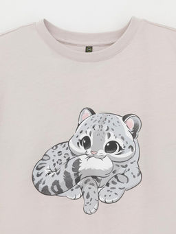 КР 302871/бежевый 4002 к623 фуфайка (футболка) для дев - Crockid фото 5