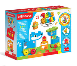 Азбукварик.Конструктор Talky Blocks "Зверюшки в лесу" арт.2760