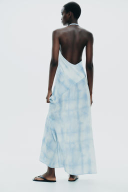 HALTER TIE-DYE DRESS - Zara фото 19
