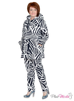 Парка с капюшоном Модель №929 размеры 44-84 - Plusmoda фото 7