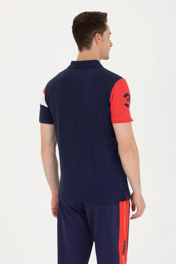 U. S. Polo Assn Мужская темно-синяя футболка с воротником-поло - U.s. polo assn фото 12