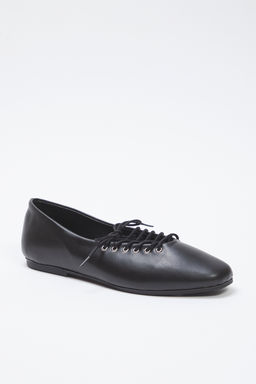 Trendyol Shoes Siyah Ip Bagc?k Detayl? Badem Burun Mary Jane Kad?n Babet TAKSS25BE00040 - Trendyolmilla фото 9