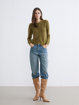 Bisiklet Yaka Kad?n Triko H?rka