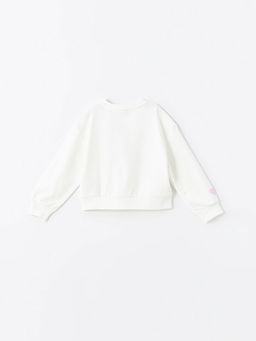 Bisiklet Yaka Lola Bunny Bask?l? K?z ?ocuk Sweatshirt