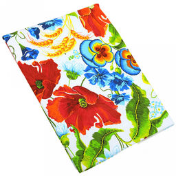 "Вышивка" Скатерть-дорожка на стол набивная 50х148см, 231г/м2, хлопок 100%, "Домашняя мода" (Россия)