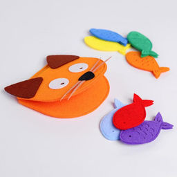 Игровой набор «Ням-ням-ка. Кошечка», из фетра