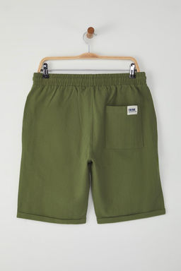 TRENDYOL MAN Ekru Regular Fit Keten Gorunumlu Sort TMNSS23SR00030 - Trendyolmilla фото 46
