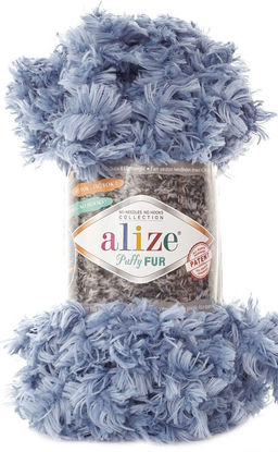 Пуффи Фур (Puffi Fur) пряжа Alize 100% полиэстер 5х100г/6м