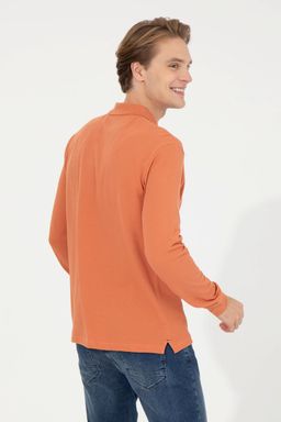 Мужская толстовка с воротником поло с плиткой Basic - U.s. polo assn фото 5