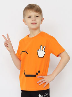 CRB wear/CSKB 63824-29-412 Футболка для мальчика,оранжевый/Ex.Cherubino
