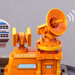 Парковка "Служебный паркинг" (свет, звук, 3 металл машины, самолет) в коробке