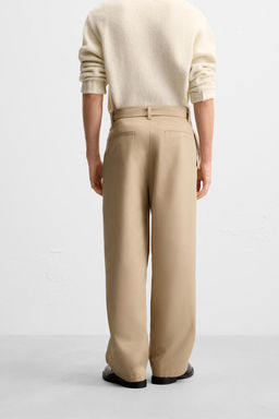 PLEATED TROUSERS WITH BELT - Zara фото 3