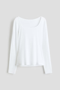 Camiseta de manga larga Warming Slim Fit - H&m фото 3