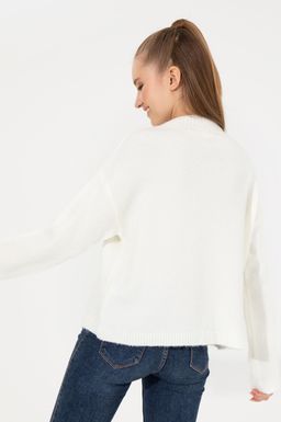 U. S. Polo Assn Женская кремовая водолазка с воротником - U.s. polo assn фото 5