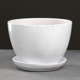 Горшок для цветов «Настроение», 1.65 л, d=17 см, h=13 см, керамический, с поддоном