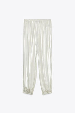 FOIL SAROUEL TROUSERS - Zara фото 6
