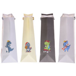 Пакет подарочный "Весёлая игра" 18*24*8,5 см, микс