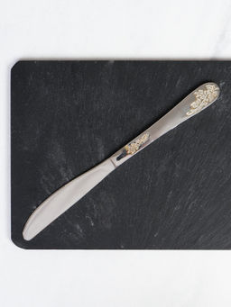 Нож столовый 1 штука Золото Кантата Глянец / MJ3284-1 /уп 100/ - Галеонтрейд фото 2