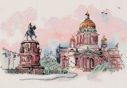 Набор для вышивания PANNA GM-7282 Путешествие по Петербургу