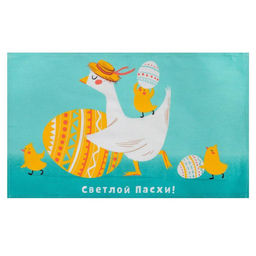 Полотенце пасхальное Доляна Светлой пасхи 35х60 см, 100% хлопок, 160г/м2  фото 7