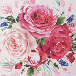 Скатерть круглая Этель Розы d=160 см