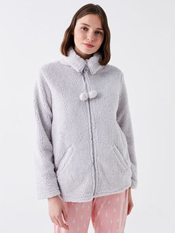 Dik Yaka Pel?? Kad?n Pijama ?st