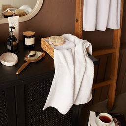 Полотенце махровое Экономь и Я 70*140 см, цв. белый, 100% хлопок, 320 гр/м2  фото 7