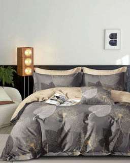 Постельное белье сатин элит на молнии - Герба 2 сп. с Евро простыней (нав.70х70)